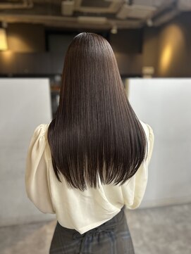 ヌープヘアーアイス(NUUP.hair ici) 【艶髪ロング】透明感ブラウンベージュ美髪髪質改善ロング◎