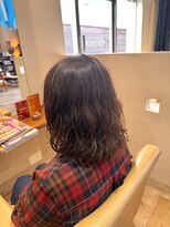 シアン(cyan)&nbsp;【cyan】動きのあるパーマボブ