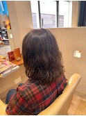 【cyan】動きのあるパーマボブ