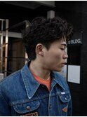 メンズアクティブショートツイストスパイラルパーマ　［三鷹］