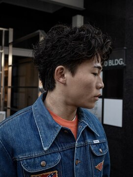 エクスプロア デザイン アクト 三鷹(EXPLORE DESIGN ACT.) メンズアクティブショートツイストスパイラルパーマ　［三鷹］