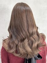ルノン(LUNON)&nbsp;黒髪クラゲヘアーオリーブグレー小顔ココアベージュ