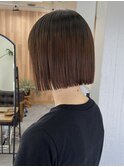 切りっぱなしボブ