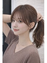 ハヌル(Haneul) 巣鴨/セミロングアレンジ/まとめ髪/髪質改善/01