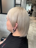 ルイス(L'wis) ホワイト ブロンド ブリーチ メンズハイトーン 渋谷 学割