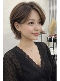 【Owll】石田学史大阪大人ショート20代30代40代ウルフ　ベージュ