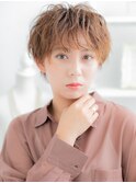 ブリーチなしアンブレラカラーレイヤーショートボブh5越谷30代