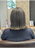 大人透明感グレージュ