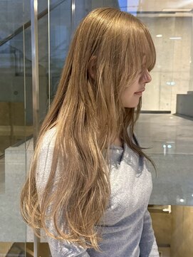 ヲタク(wotaku.) ミルクティーベージュくすみカラーブリーチハイトーンブラウン