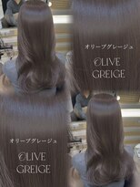ケー 北千住(K.)&nbsp;赤み消し＊透明感オリーブグレージュ[髪質改善/縮毛矯正/韓国
