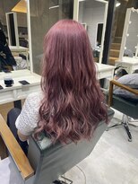 エイト プラット 渋谷2号店(EIGHT plat)&nbsp;くすみピンク　ブリーチカラー　10/2