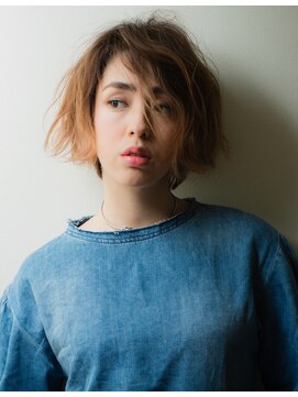 オーガスト ヘア ネイル(AUGUST hair nail) グラデーションボブ　クラシカル デジタルパーマ　ロブ