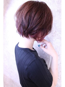 キャアリー(Caary) 福山市　個性的インナーカラー人気イルミナカラーコーラルCaary