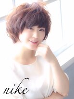 ニーケ 池袋 池袋西口(nike) 【nike池袋】小顔ショート☆外国人風カラー☆8stepハホニコ☆