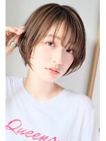 ヘアサロン ガリカ 表参道(hair salon Gallica) 【東 純平】可愛い小顔ショート×マロンベージュ