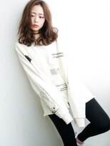 ラニヘアー(lani hair)&nbsp;アップバング×こなれニュアンス☆おしゃれ顔セミロング