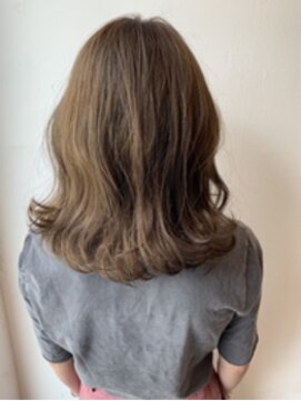 ルチア ヘア ステラ 京都店(Lucia hair stella) 透け感グレージュカラーミルキーベージュ