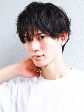 アフロート ディル(AFLOAT D'L) マッシュ短髪ツーブロックモテる束感モテ髪イケメン黒髪ビジネス