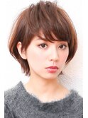 前下りボブ・ ボブショート・前下りショート・ オン眉ボブ