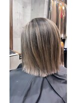 ラフ(LAFF)&nbsp;#黒髪#ボブルフ#ネビージュ#小顔#ワンレン