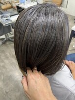 プライズ アイリス 池袋東口店(prize Iris)&nbsp;白髪ぼかしハイライトイルミナカラー￥15400