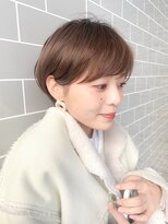ロビー 表参道(ROBBY)&nbsp;分け目なしマッシュショート/ショートヘア/30代40代50代/表参道