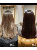 髪質改善カラー