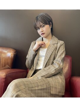 プランツ ヘアサロン(Plants HAIR SALON by GEORGE) ハンサムショートで知的なわたしに グレージュカラー 元住吉