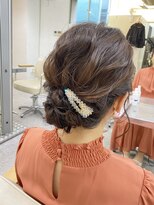 ヘアセット ヘアアレンジ アップスタイル 表参道 原宿 明治神宮