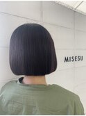 切りっぱなしボブ
