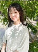 【kiji】ベージュカラー×ナチュラルセミロング#久屋#丸の内