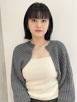 ヨーク(YOKE)&nbsp;【 YOKE 】タッセルボブぱっつんボブフルバングダークカラー韓国