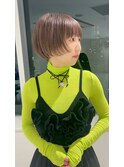 前上がりショートボブ