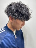 波巻きスパイラルパーマツイストスパイラルパーマメンズマッシュ