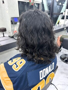 エンディアリング 東銀座(Endearing) MEN’S HAIR/ウルフ/アッシュブラック/銀座/東銀座