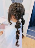 編み下ろしツイン