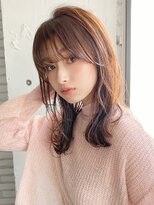 エトラ 渋谷店(etora) 前髪 ネビージュ ボブルフ 黒髪 ワンレン 小顔 "