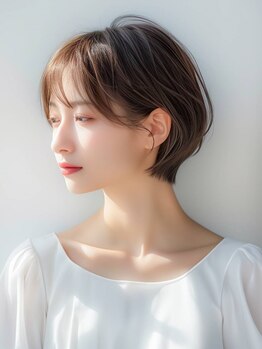 ラフランクリー(la frankly)の写真/【毎朝のスタイリングが簡単♪】再現性の高い、細部までこだわった美しいショートに◎［清澄白河］