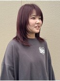 色落ちまで可愛い◇ブリーチ×カシスカラー