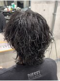 黒髪サーフカール/ウルフパーマ/名古屋/栄