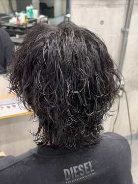 ビカムメンズヘアー 栄店(become men's hair) 黒髪サーフカール/ウルフパーマ/名古屋/栄