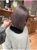 ラベンダーグレージュ/ボブ
