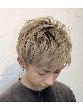 エフフォーユアヘアー 北方店(F for your hair) メンズふんわり無造作スタイル