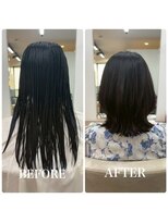 ヘアーアートシフォン 池袋西口店(Hair art chiffon)&nbsp;黒髪/クラゲヘアー/小顔/縮毛矯正/白髪ぼかし/髪質改善