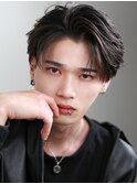 【LIPPS天神】ツーブロックセンターパート韓国フェザーパーマ