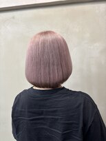 ファビ 渋谷(Fab)&nbsp;くびれヘア/暗めカラー/アプリコットオレンジ/縮毛矯正