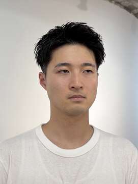 クオンヒール 淀屋橋店(QUON HEAL) メンズショート/アップバング/刈り上げ/ベリーショート/短髪×