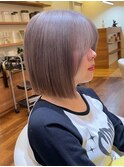切りっぱなしボブ×ハイトーン