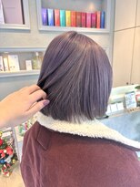 シエル バイ ケンジ 登戸 生田(CIEL by KENJE)&nbsp;ブリーチ1回～ハイトーンカラー/パープルカラー/ボブレイヤー