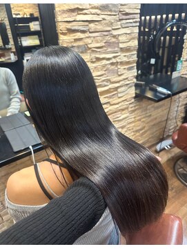 朝も楽ちん♪縮毛矯正